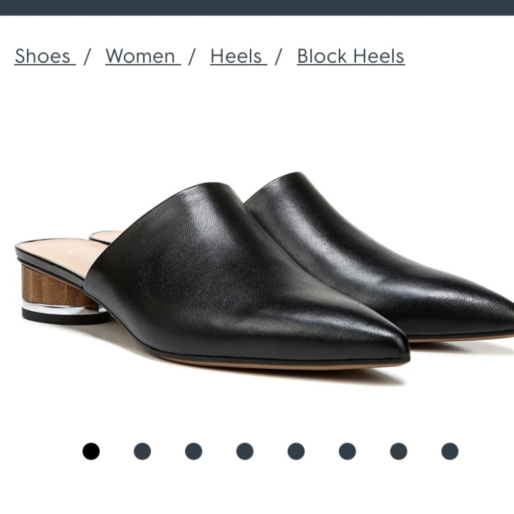 Franco Sarto black mules